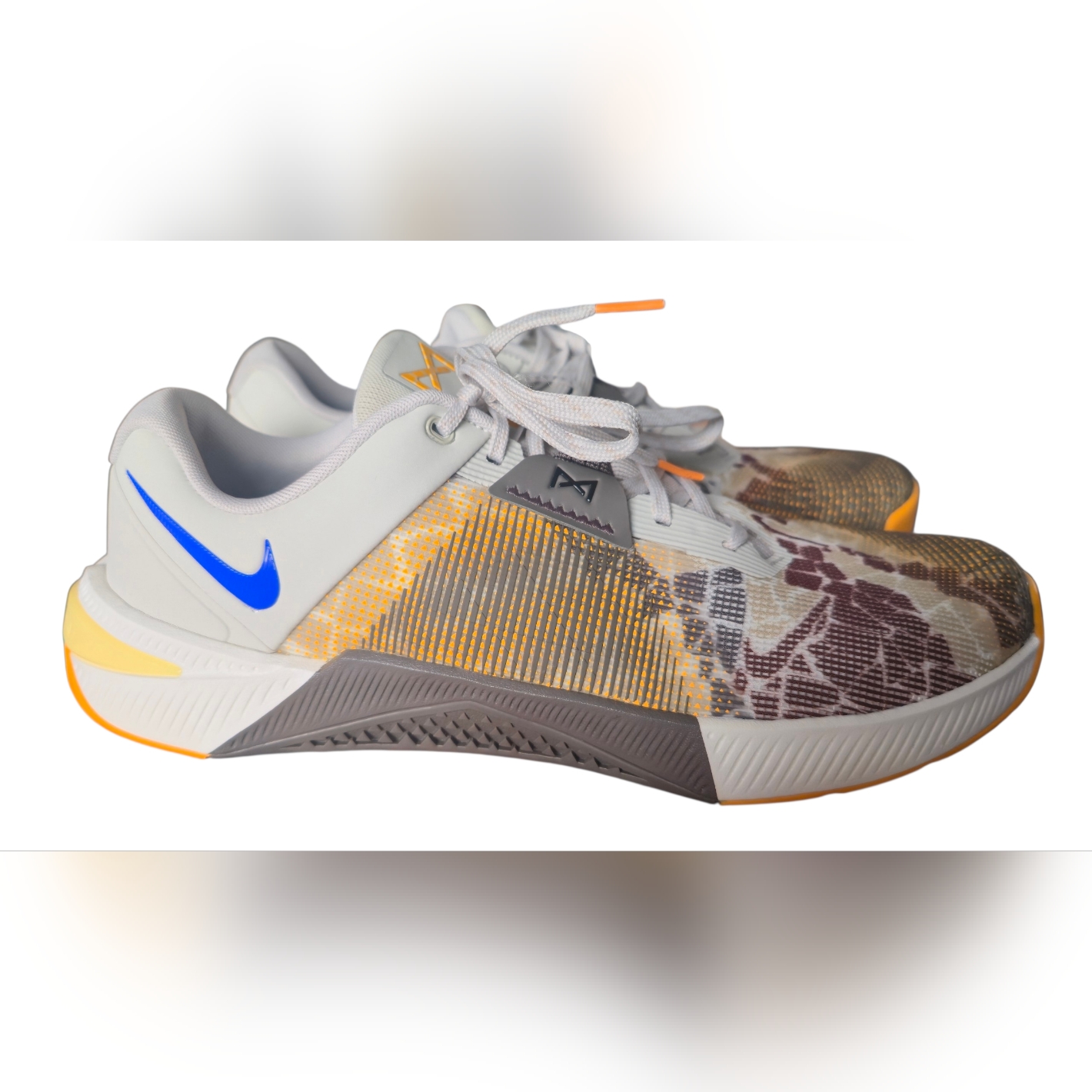 Nike Metcon 10 Amp Men’s Size 13 Training Shoes Light Bone Racer Blue Gym